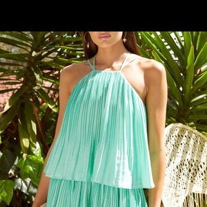 Do+Be Mint Green tank top size medium. Goes with pleated skort matching set.